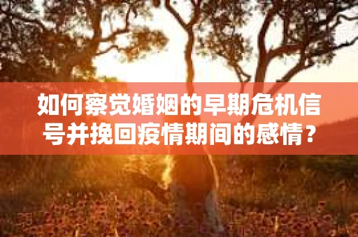 如何察觉婚姻的早期危机信号并挽回疫情期间的感情？