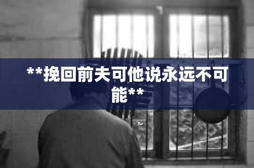 **挽回前夫可他说永远不可能**