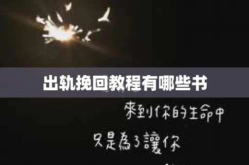 出轨挽回教程有哪些书