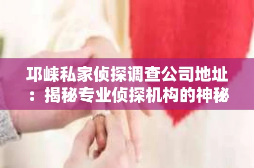 邛崃私家侦探调查公司地址：揭秘专业侦探机构的神秘面纱