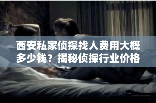 西安私家侦探找人费用大概多少钱?揭秘侦探行业价格之谜 西安私家侦探找人费用大概多少钱?揭秘侦探行业价格之谜