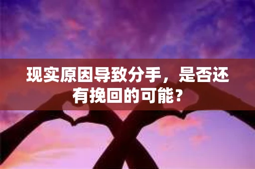 现实原因导致分手,是否还有挽回的可能? 现实原因导致分手,是否还有挽回的可能?