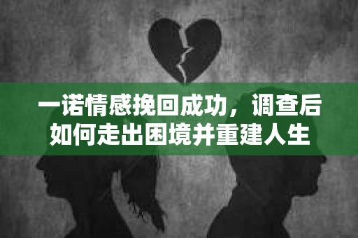 一诺情感挽回成功，调查后如何走出困境并重建人生
