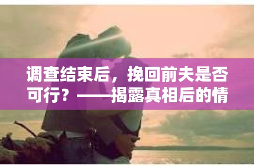 调查结束后，挽回前夫是否可行？——揭露真相后的情感疗愈与人生决策