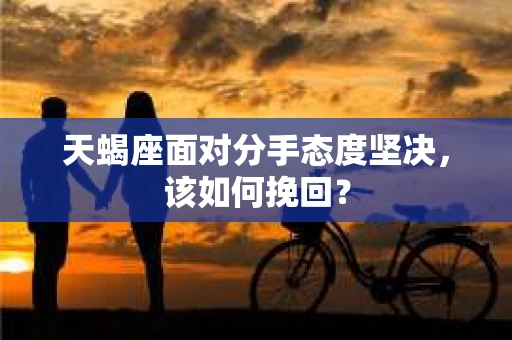 天蝎座面对分手态度坚决，该如何挽回？