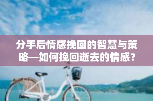 分手后情感挽回的智慧与策略—如何挽回逝去的情感? 分手后情感挽回的智慧与策略—如何挽回逝去的情感?
